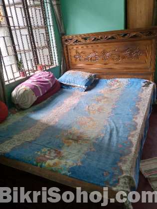 সেগুন কাঠের খাট বিক্রি হবে